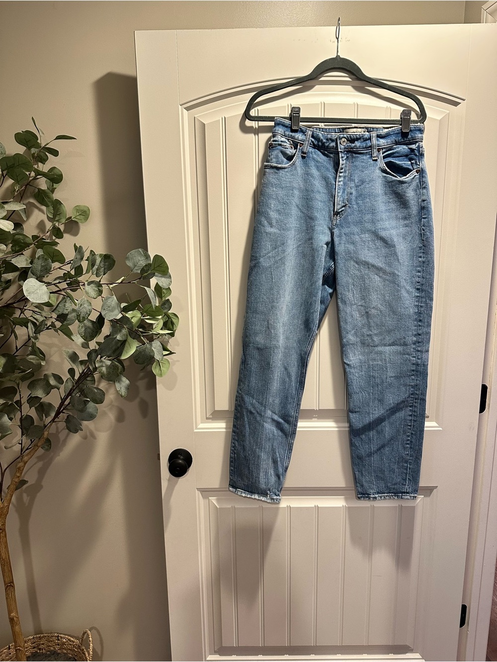 Abercrombie Curve Love The Mom High Rise Jeans 29 8L